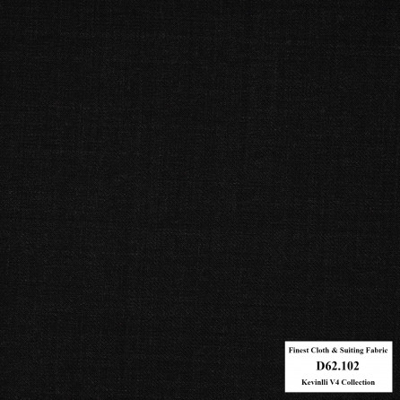 D62.102 Kevinlli V4 - Vải Suit 60% Wool - Xám 